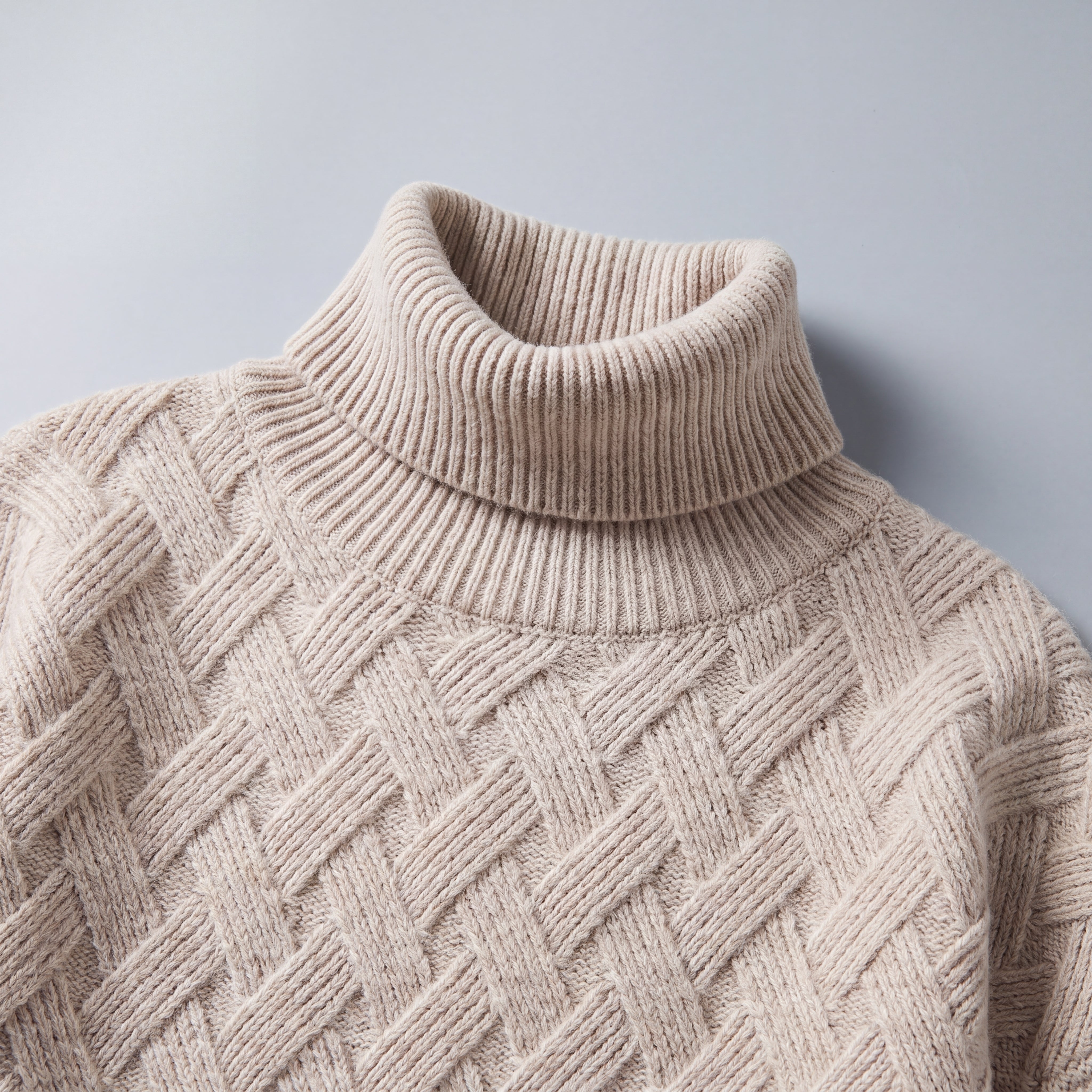 Slim Fit Soft Knit Turtleneck Sweater