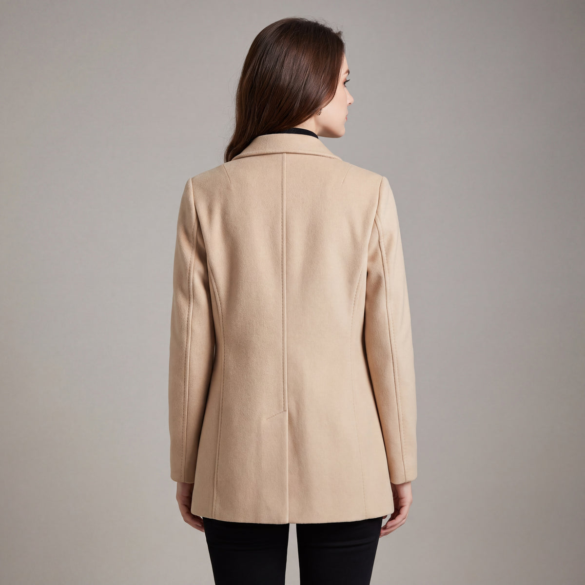 Fall Relaxed Fit Single Breasted Wool Blend Blazer | Occasion Wear