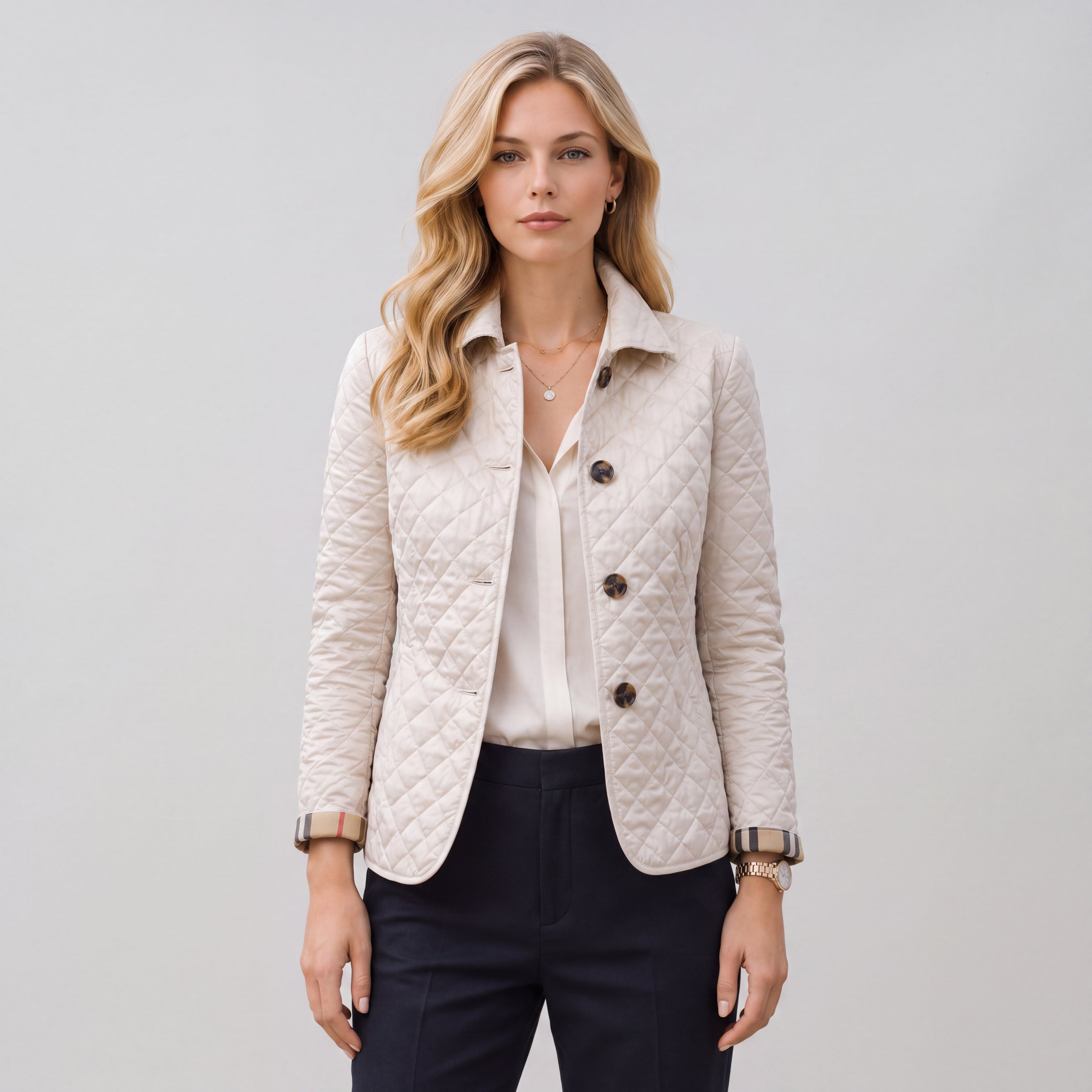 Fall Women's Lightweight Button-Up Jacket | Casual Outerwear