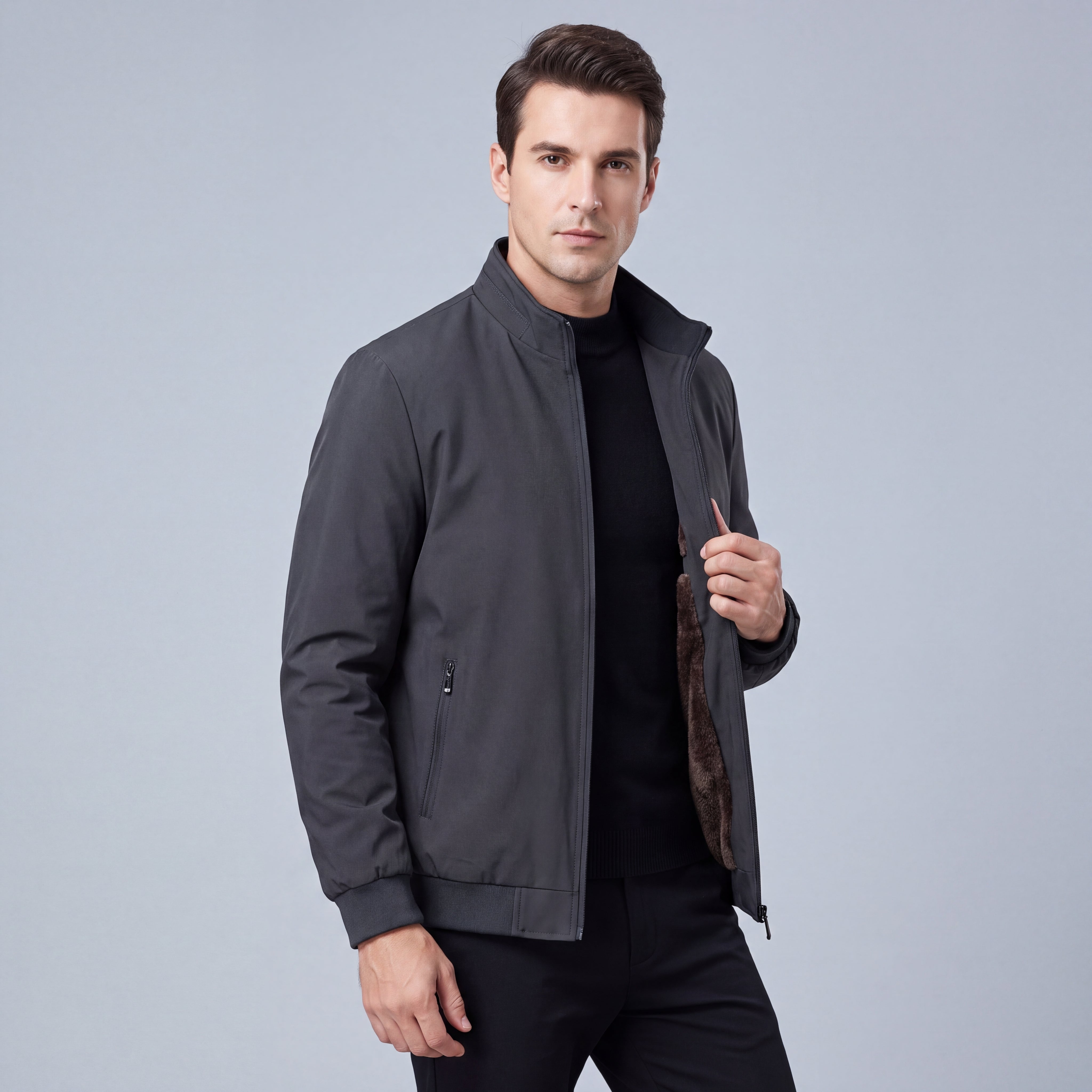 Fall Men's Waterproof Fitted Coat | Rain Jacket for Everyday Wear