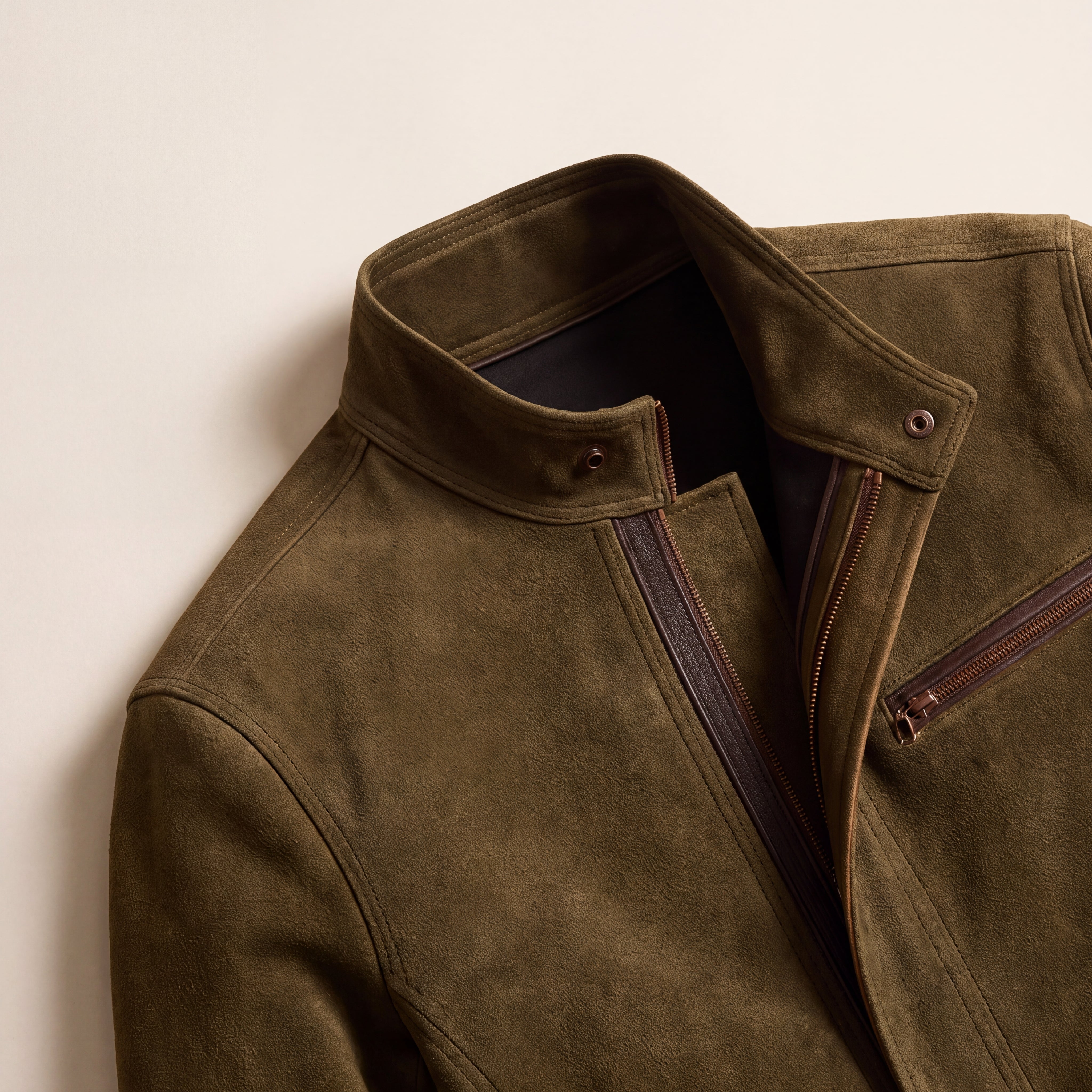 Fall Men's Lightweight Tailored Zip-Up Jacket | Casual Outerwear