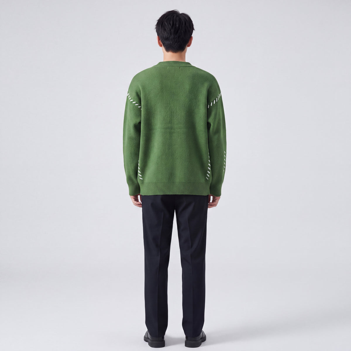Men's Cotton V-Neck Cardigan with Buttons