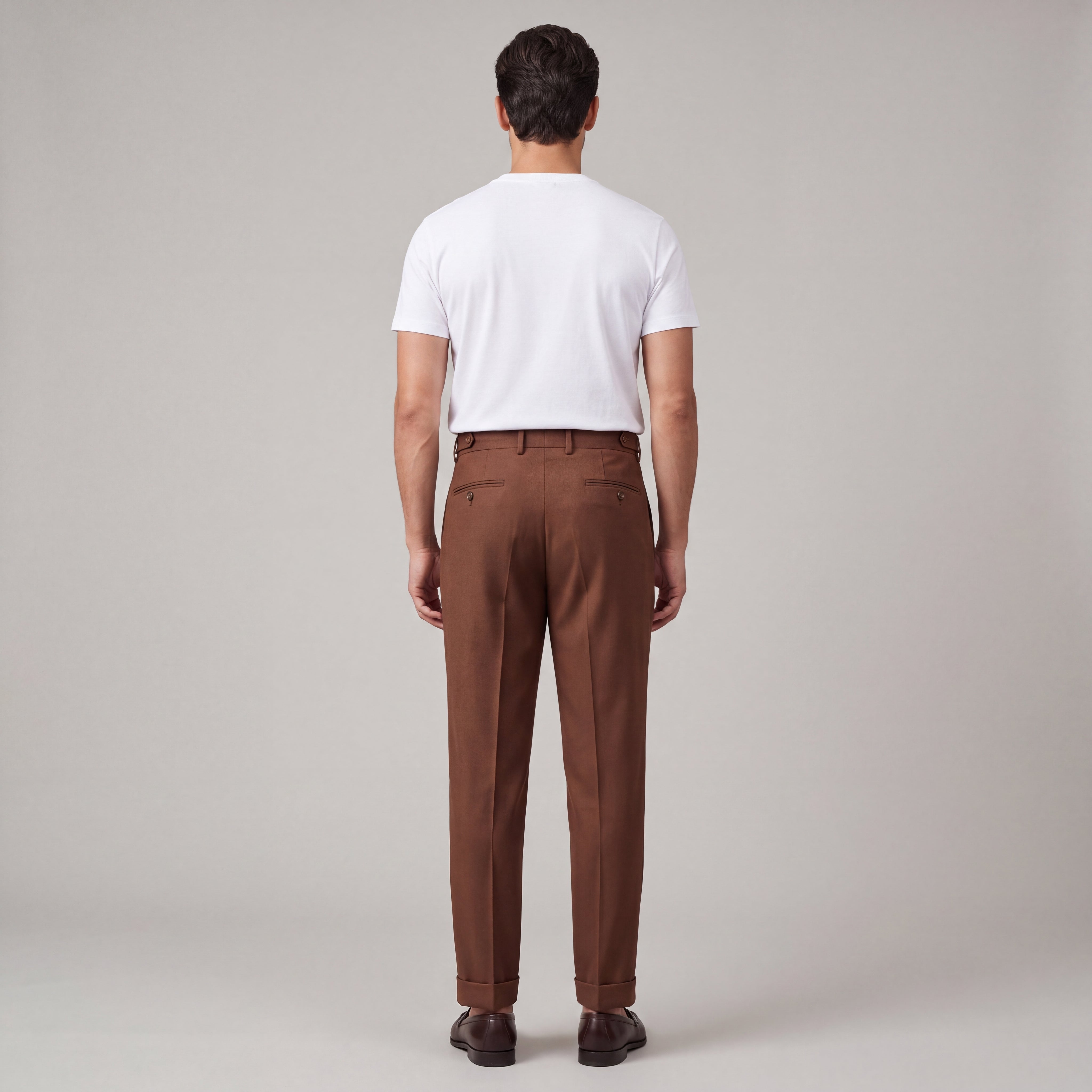 Men's Lightweighta Dress Pants with High Waist