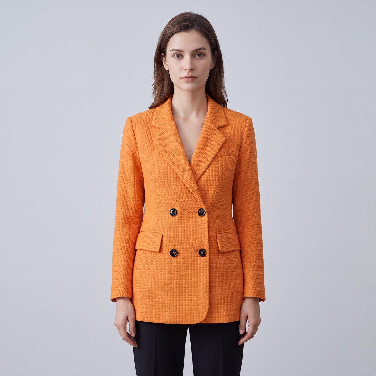 Women's Bella Checkered Fitted Blazer