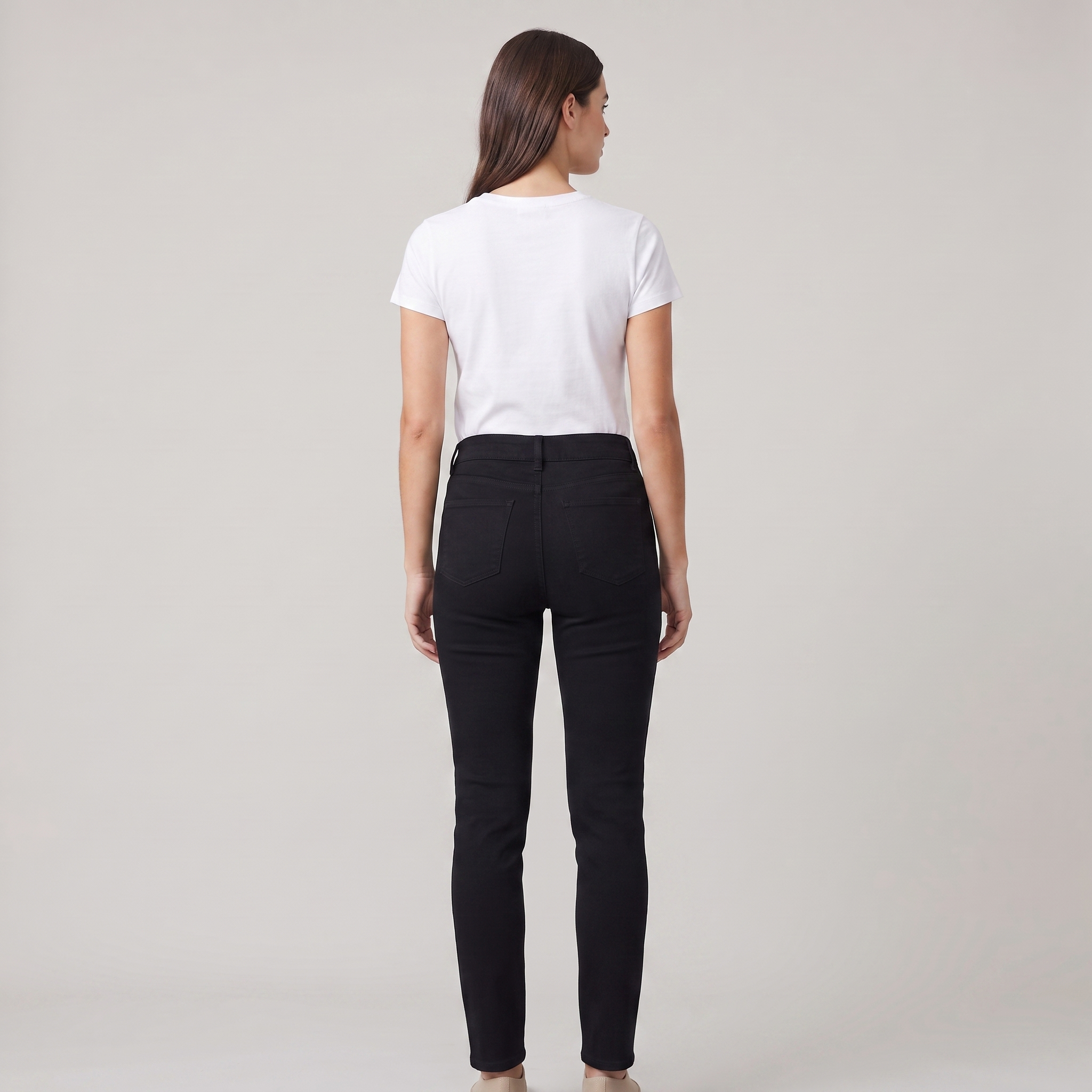 Comfortable High Waist Stretch Skinny Jeans