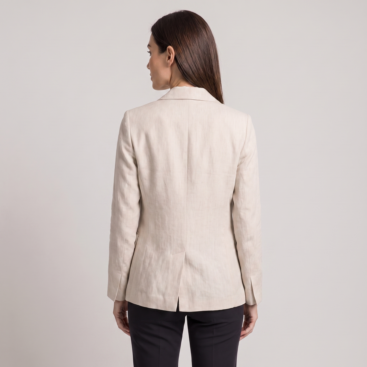 Lightweight Women's Cotton Blazer, Relaxed Fit