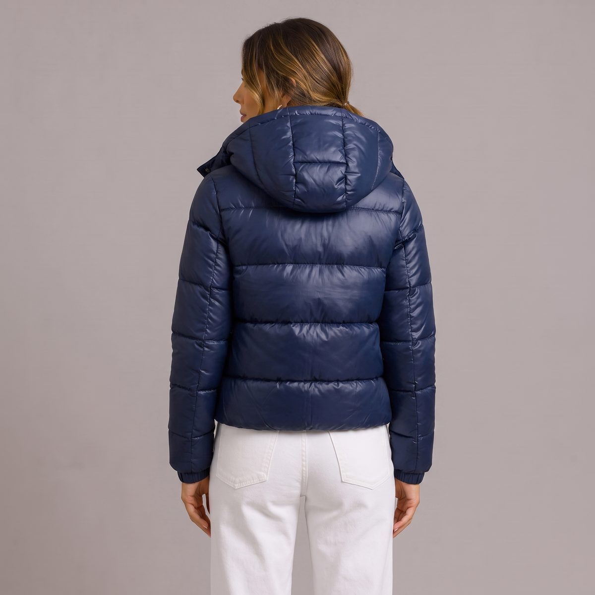 Puffer Jacket Women Ultra Lightweight Hooded Quilted
