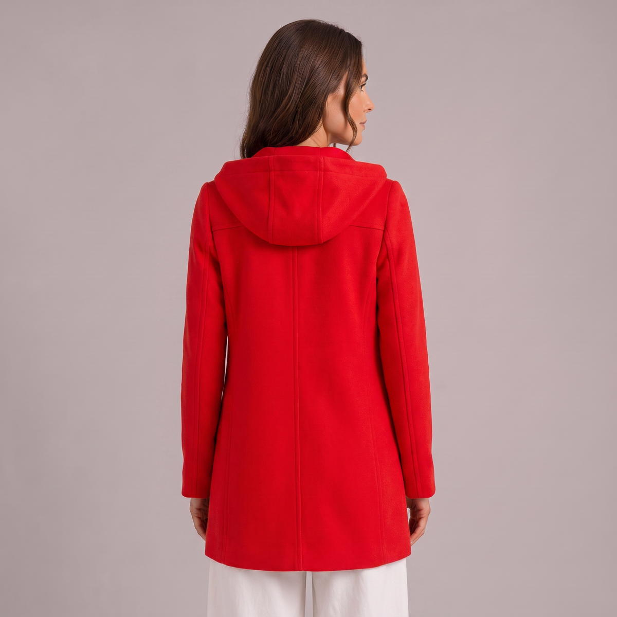 Women's Hooded Cardigan with Pockets, Relaxed Fit