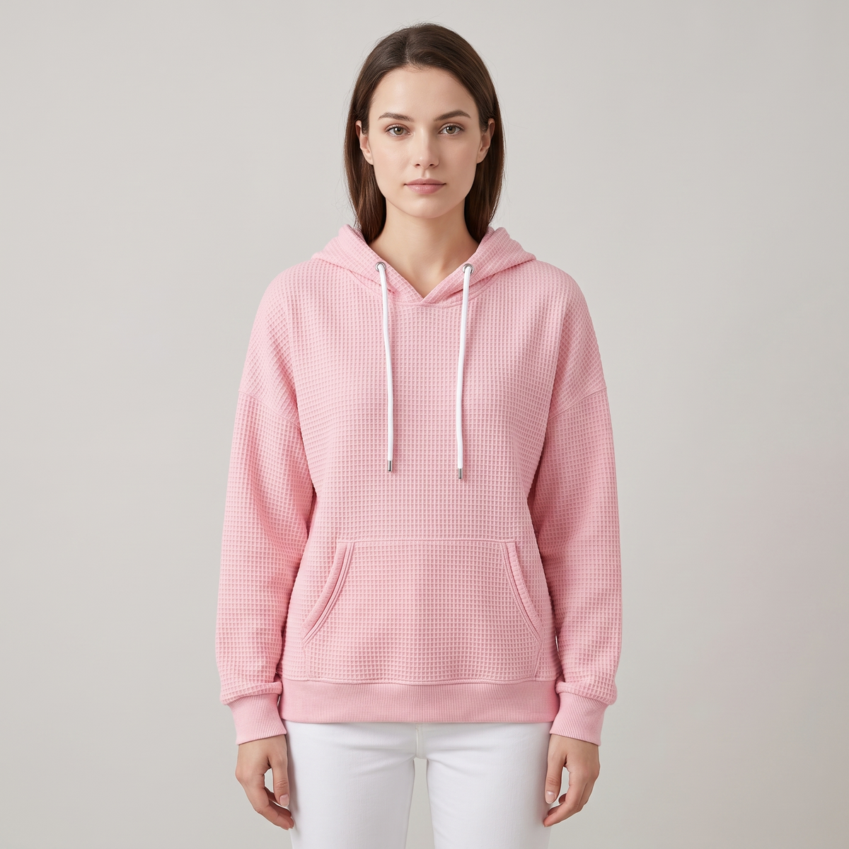 Women’s Oversized Hooded Sweatshirt with Drawstring