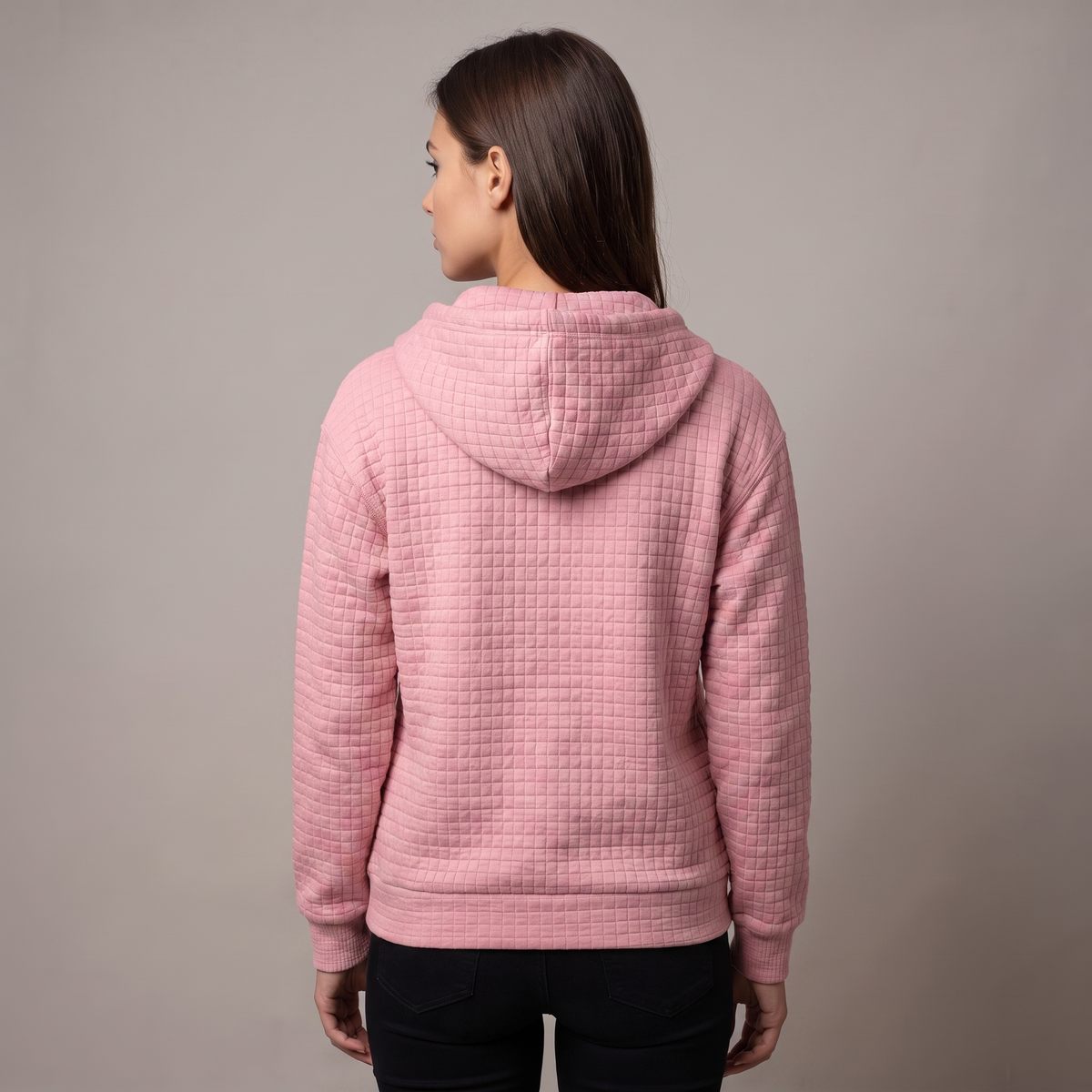 Women’s Zip-Up Hoodie with Hood – Relaxed Fit