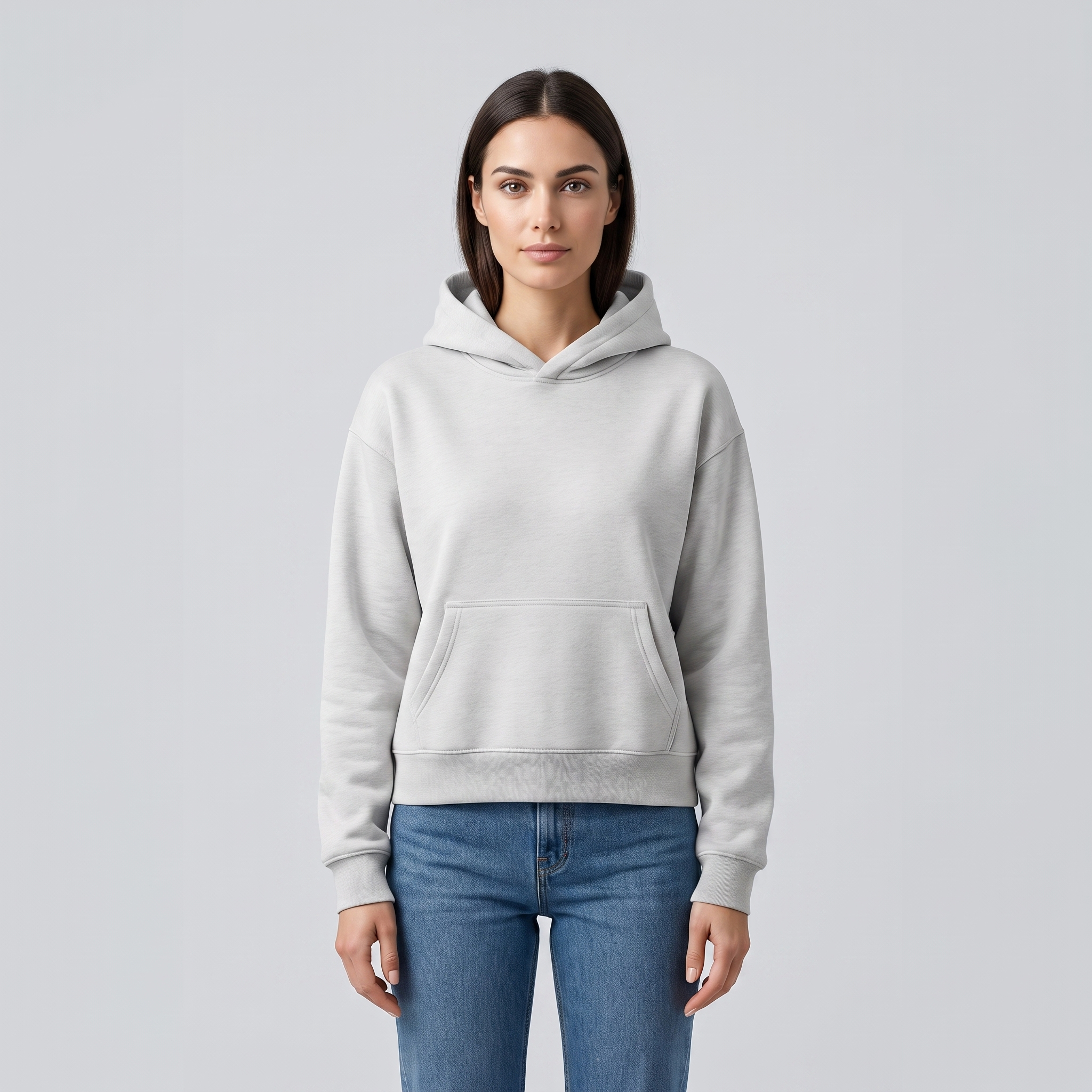 Women Heavyweight Cotton Hoodie, Relaxed Fit