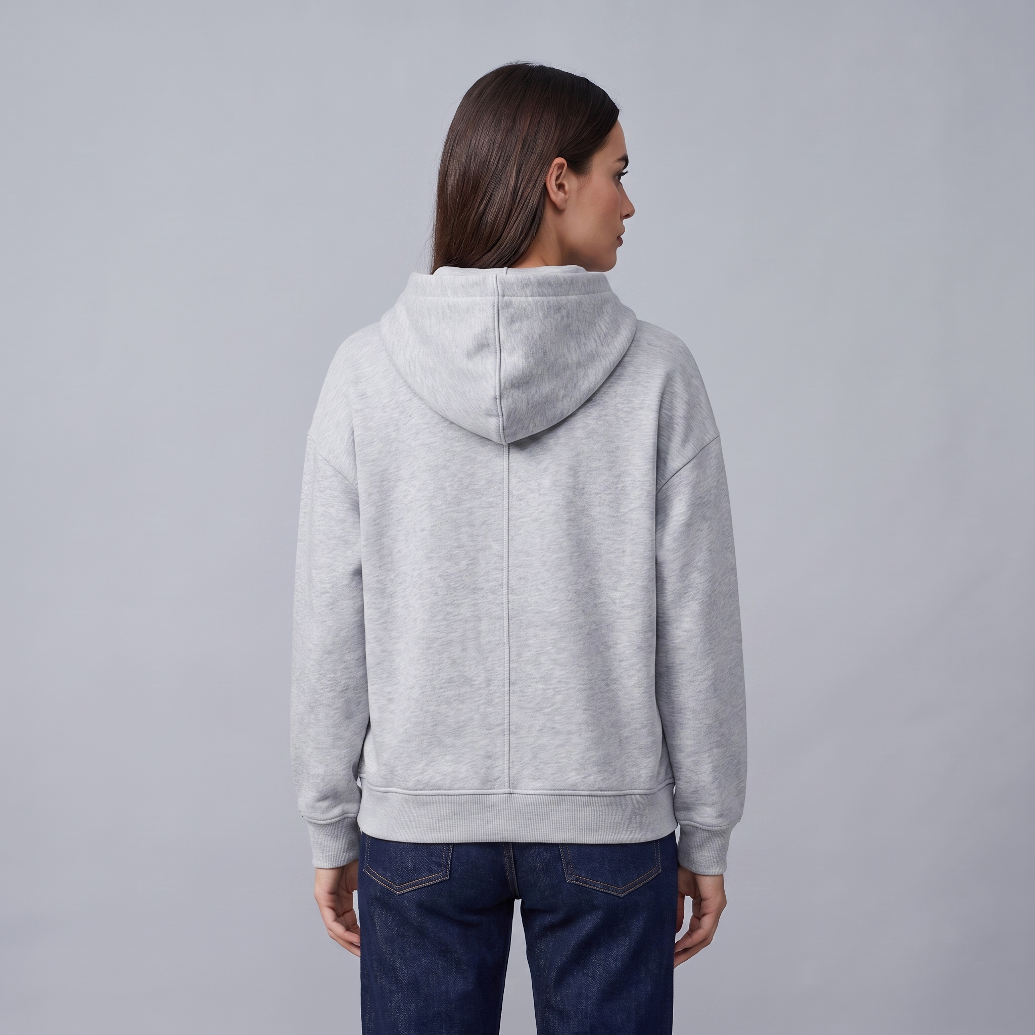 Women Heavyweight Cotton Hoodie, Relaxed Fit