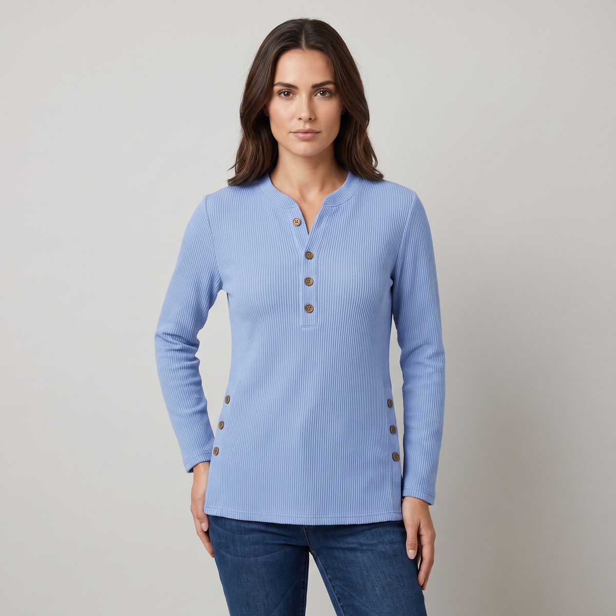 Women's Sweater with Bow Detail, Relaxed Fit