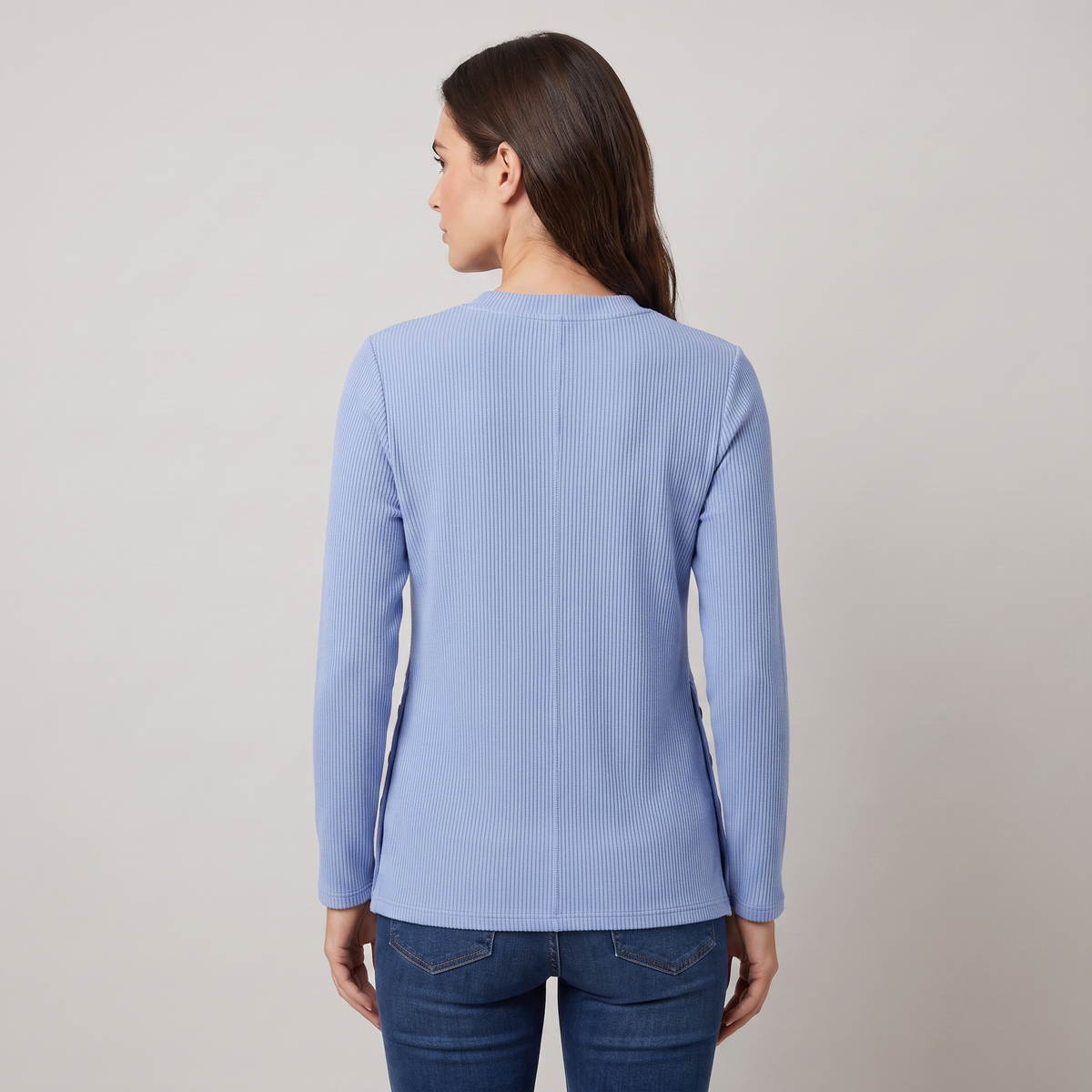Women's Sweater with Bow Detail, Relaxed Fit