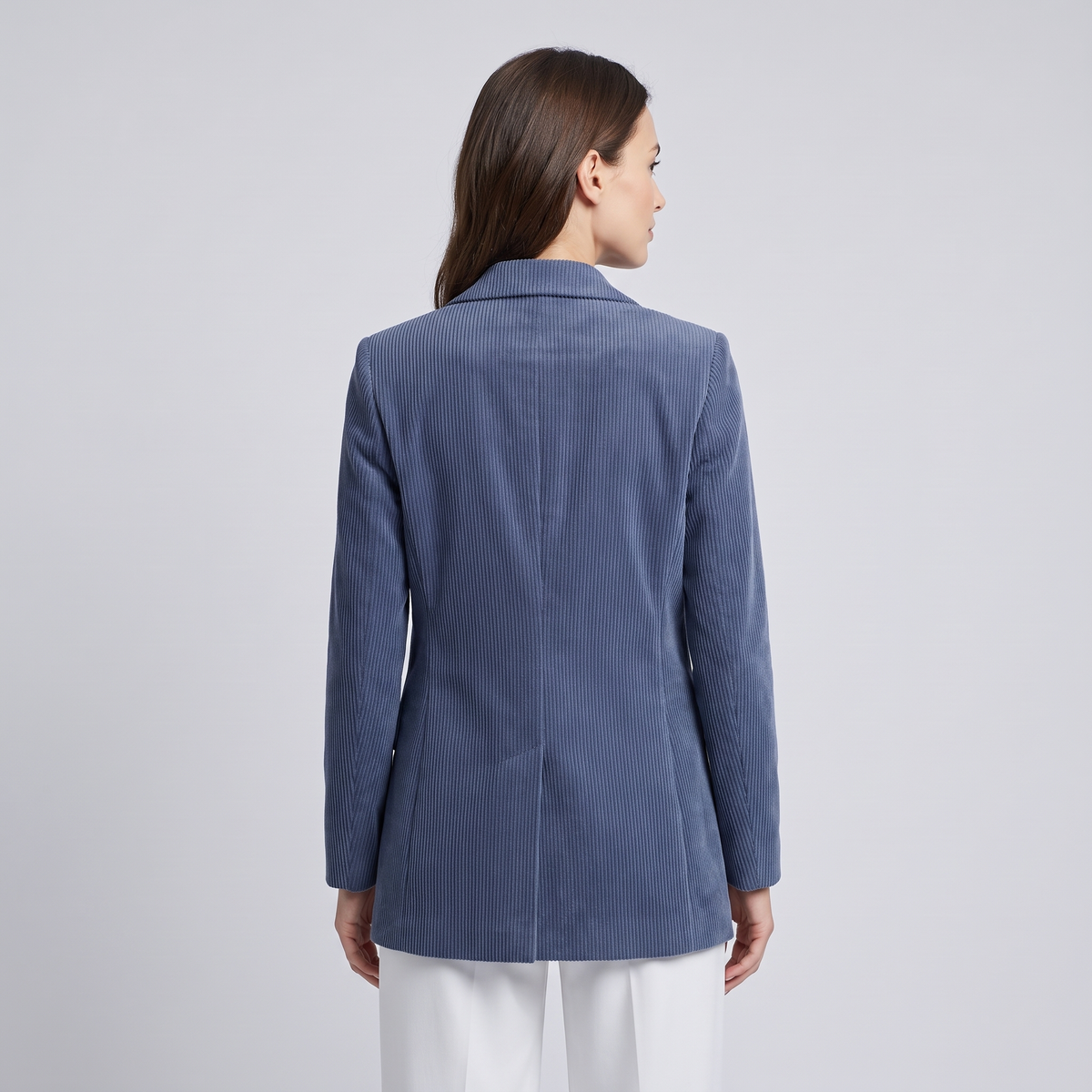 Elegant Tailored Corduroy Blazer