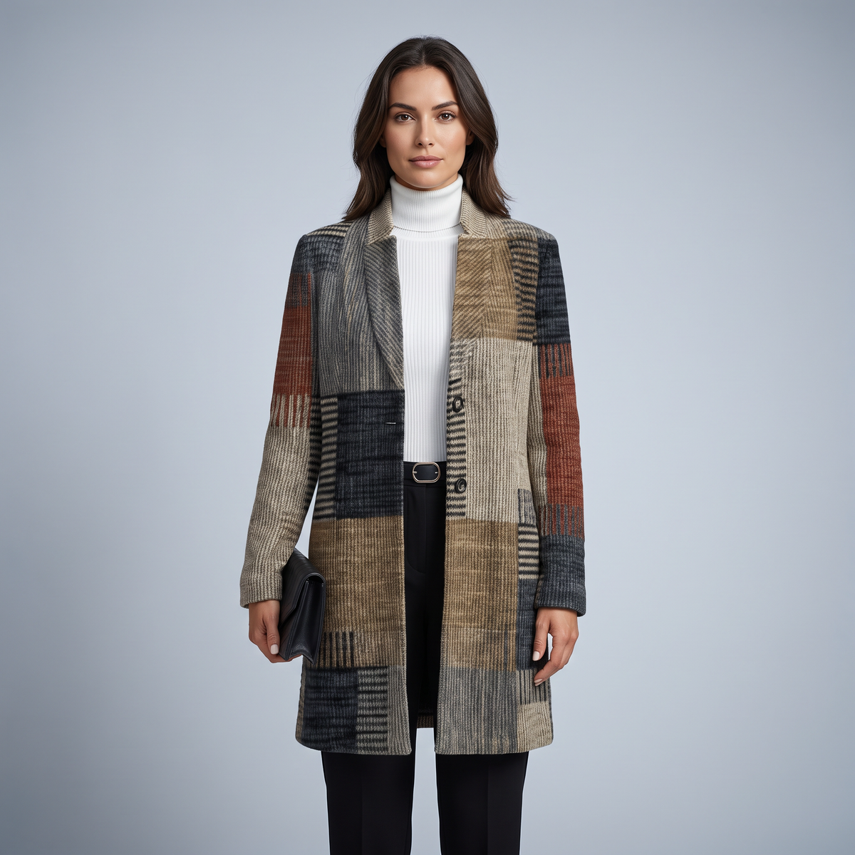 Elegant Tailored Printed Blazer