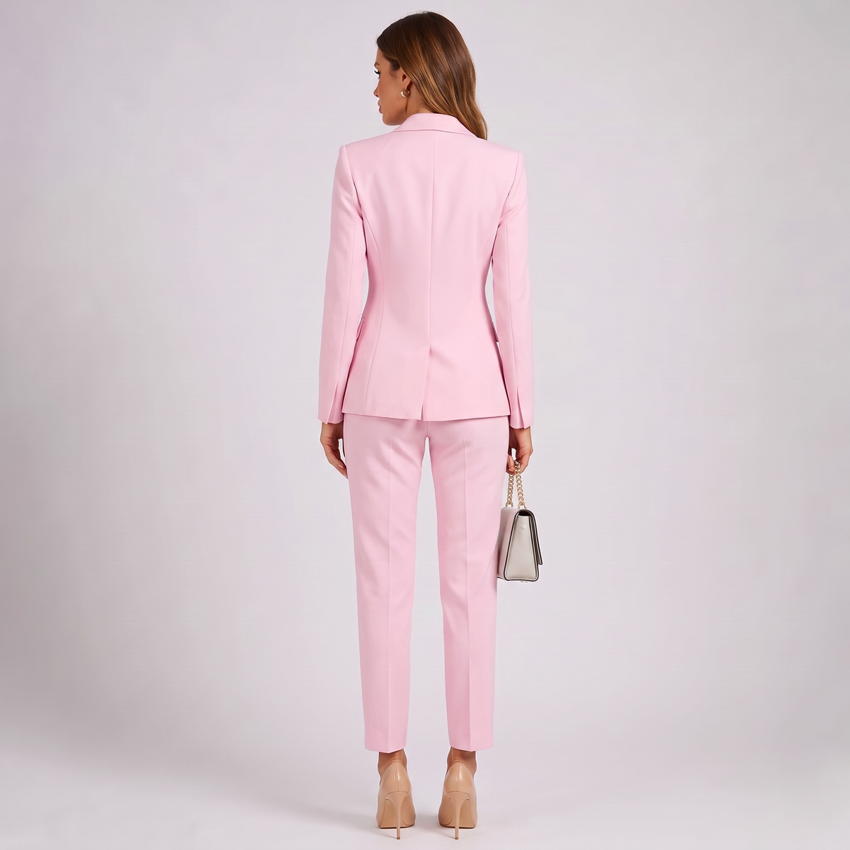 Women’s Suit with Tailored Blazer and Slim-Fit Trousers