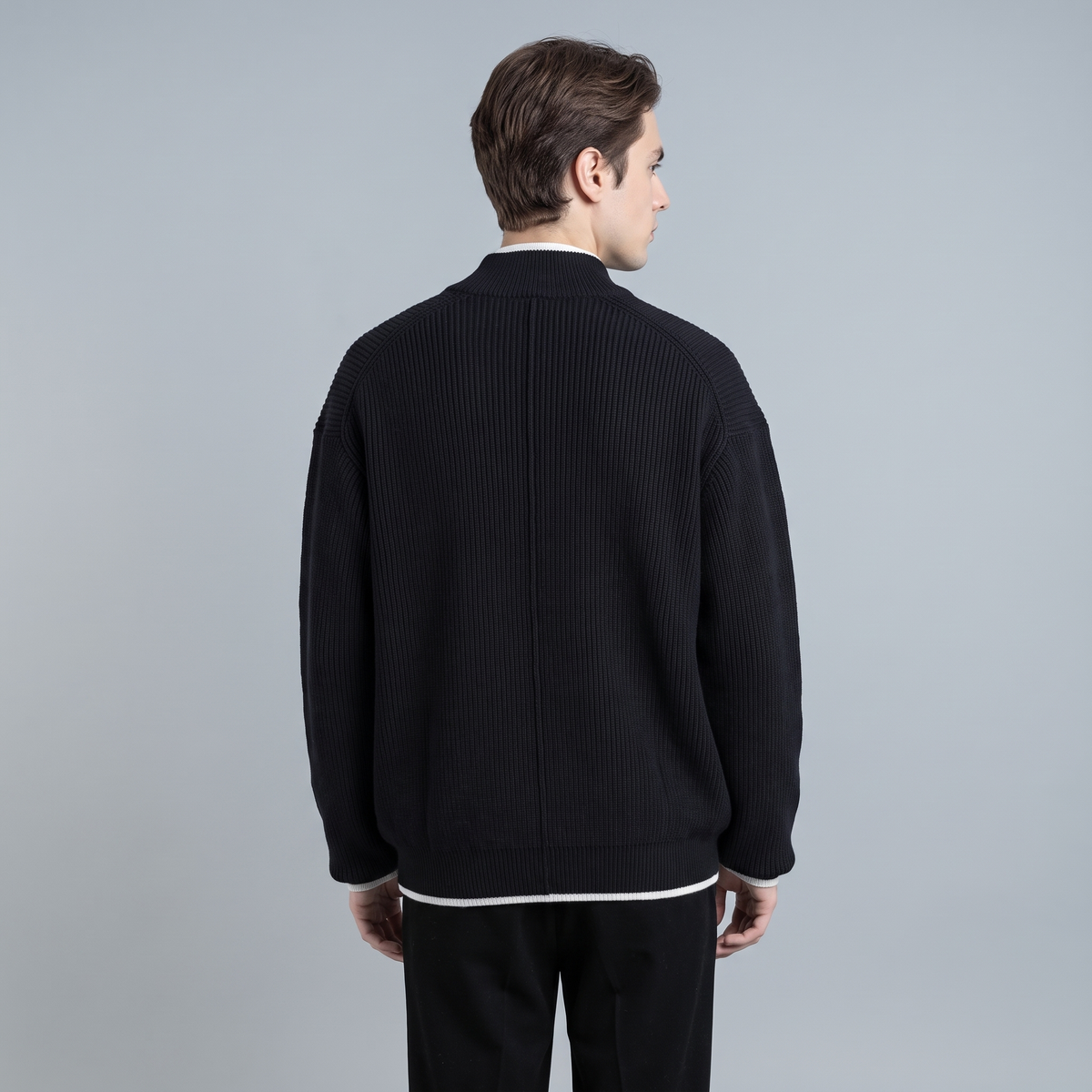 Men’s Open-Front Relaxed Fit Cardigan