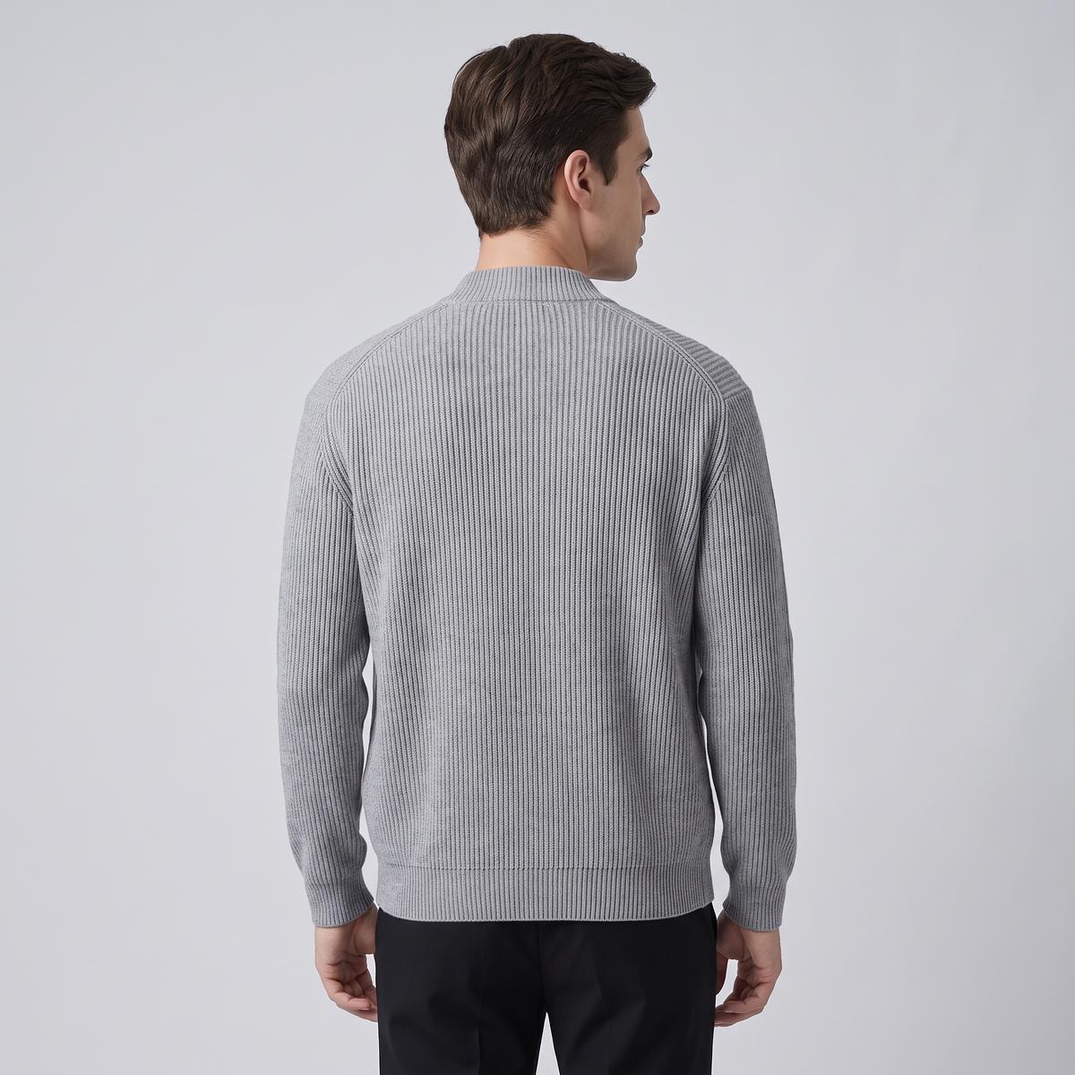 Men’s Classic Fit Solid Colour Winter Cardigan