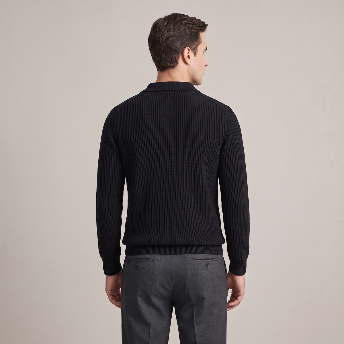 Men’s Relaxed Fit Quarter Zip Sweater