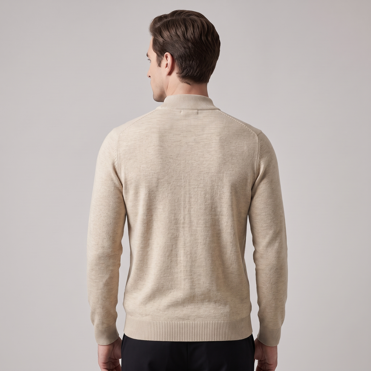 Men's Slim Fit Long Sleeve Turtleneck Sweater