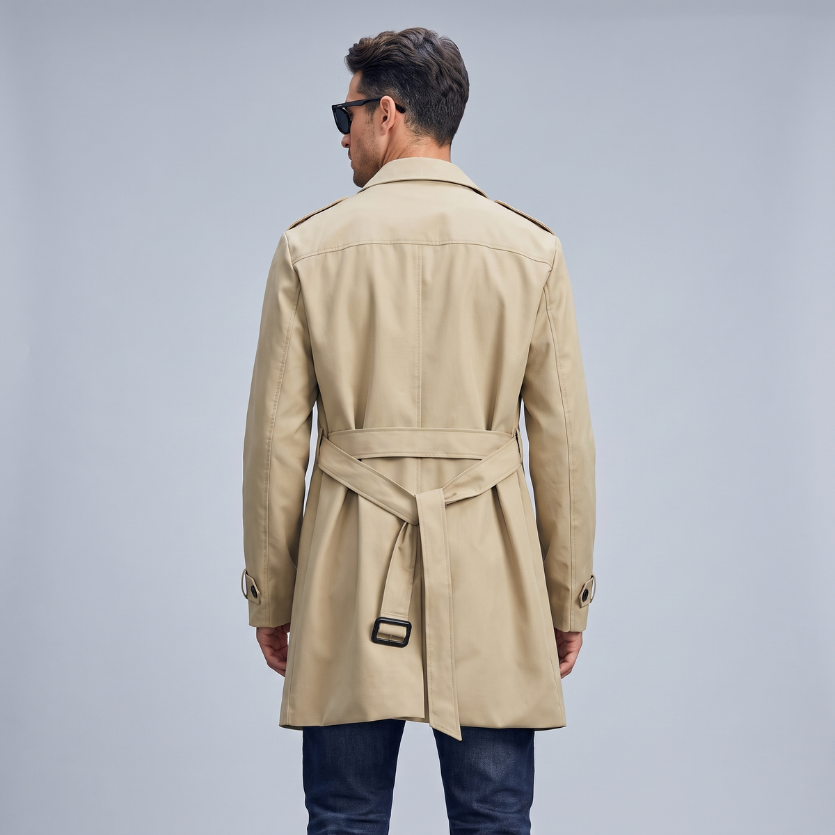 Men’s Winter Jacket Structured Double-Breasted