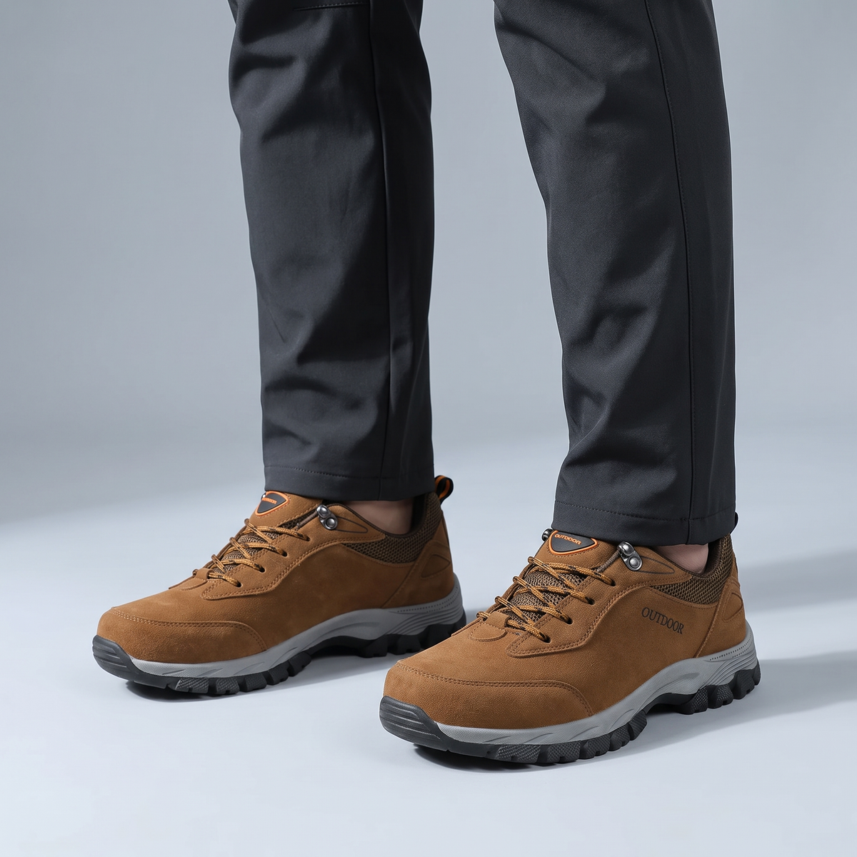 Sneakers Men's Casual in Brown, Military Green, and Grey for Everyday Wear