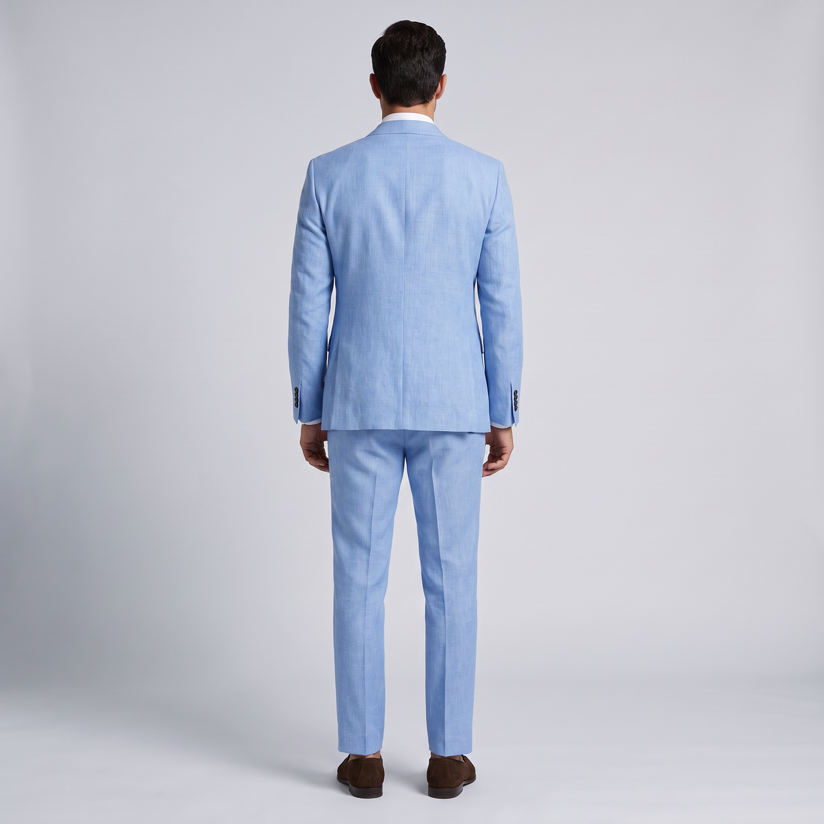 Men's Suit 2-Piece Slim-Fit Linen Set