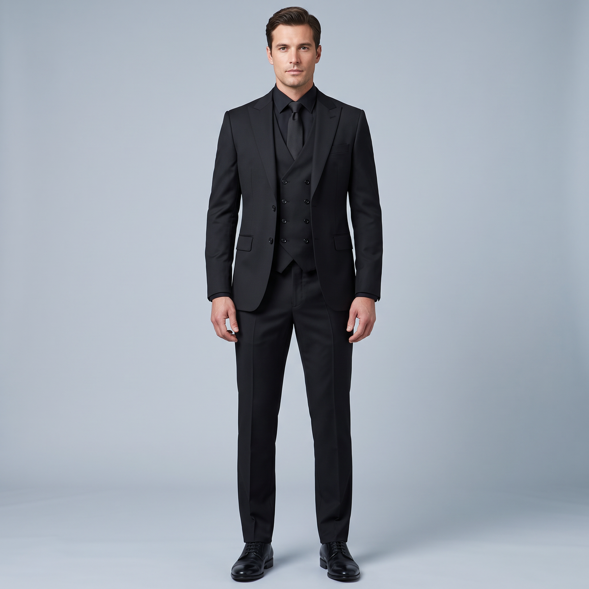 Men's Suit 3-Piece Double-Breasted Vest