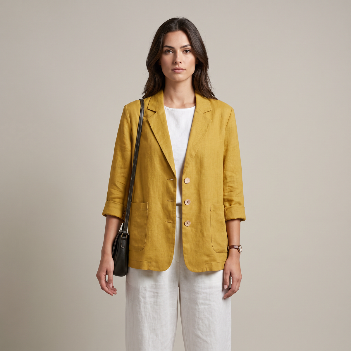 Women's Tailored Blazer, Relaxed Fit