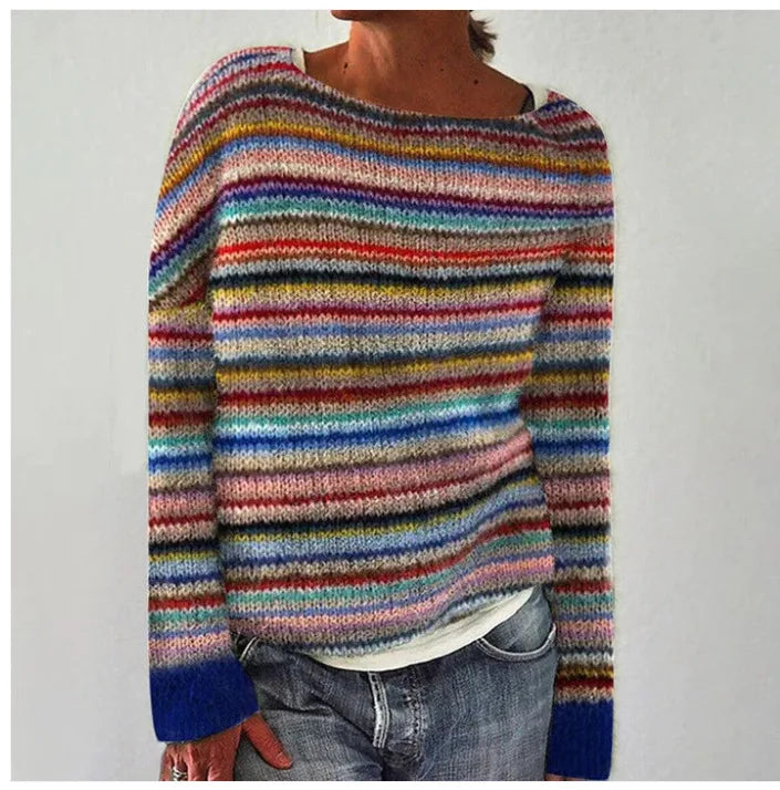 Frosted Fair Isle Comfort Sweater