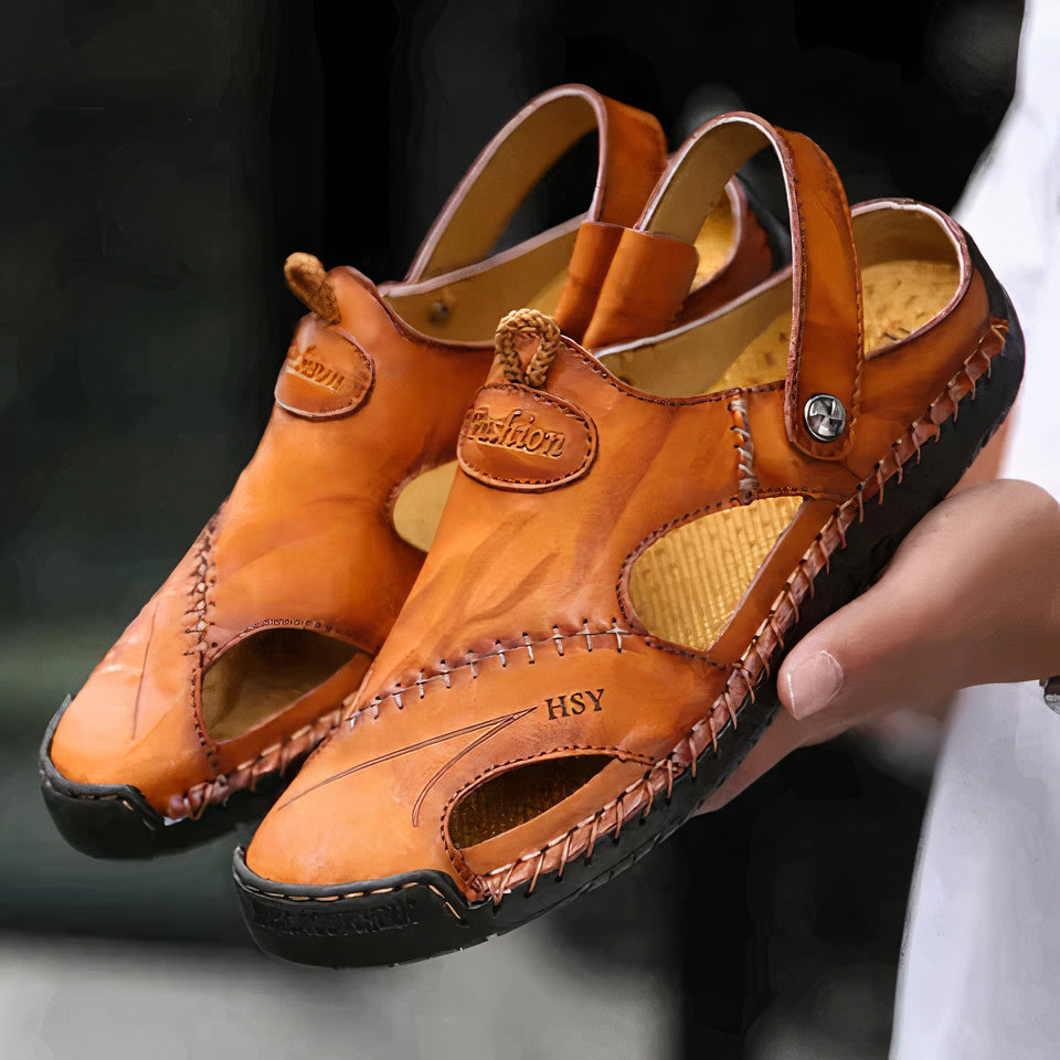 Men’s Orthopedic Leather Sandals
