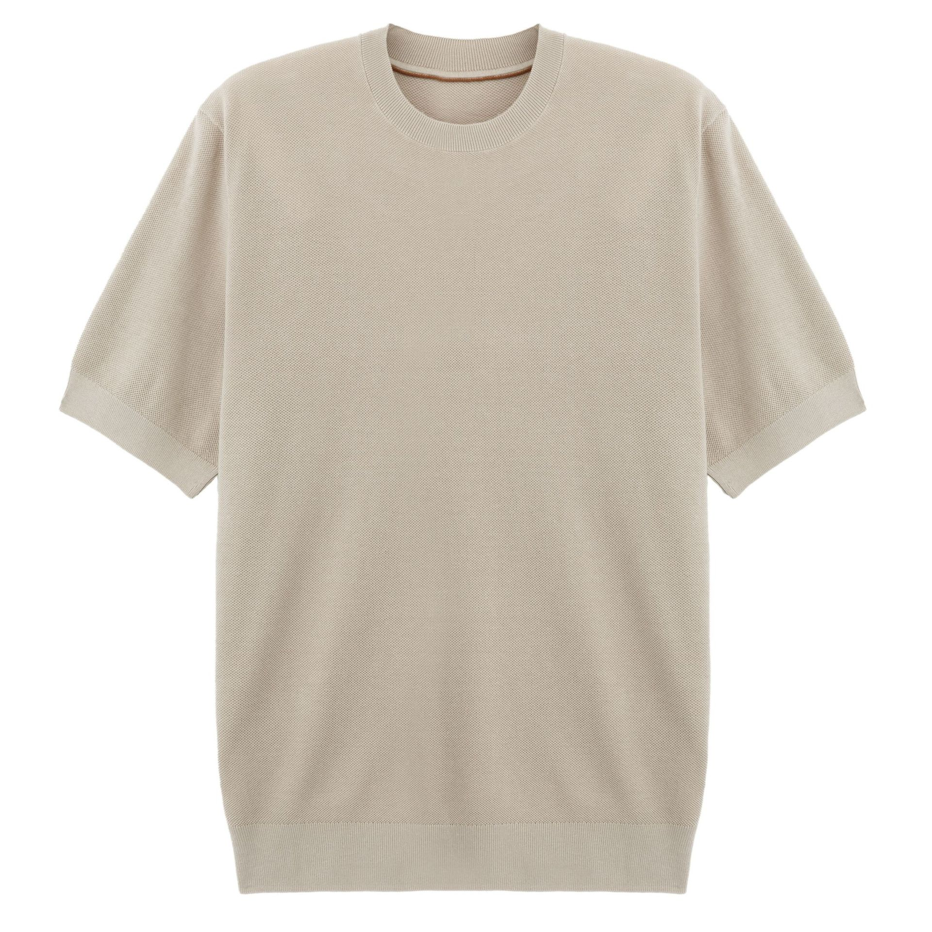 Men’s Ivory Classic Elegance Polo Shirt