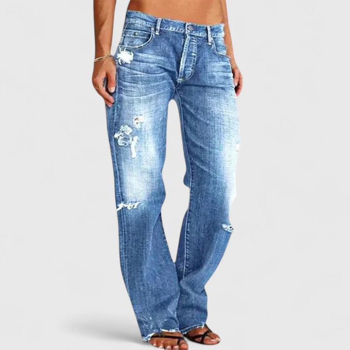 Baggy Jeans Low Rise Wide Leg in Comfortable Denim