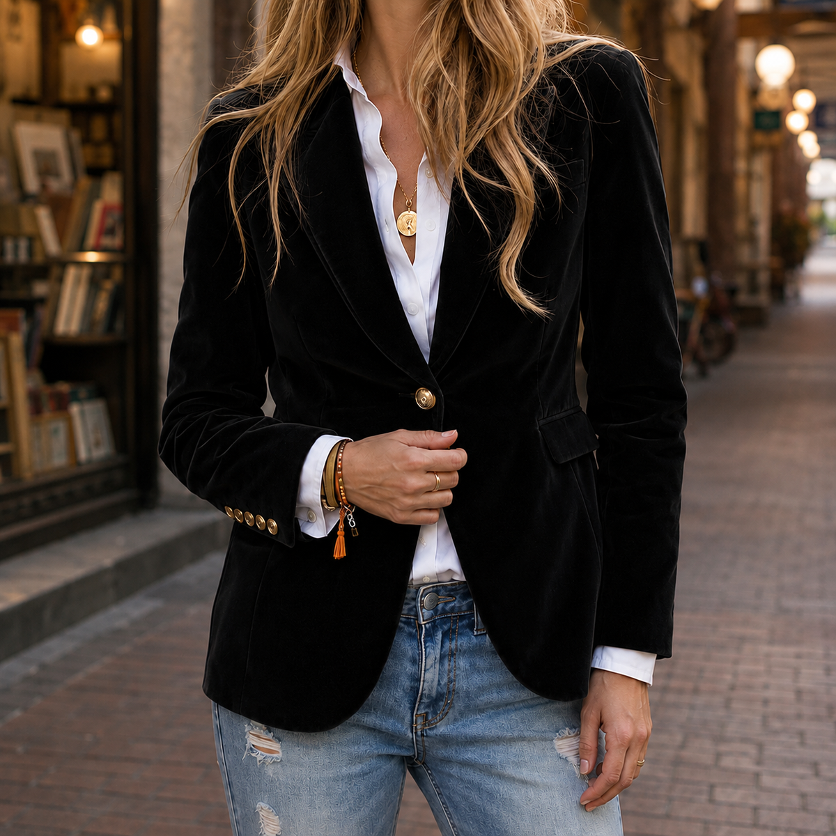 Elegant Tailored Slim Fit Blazer