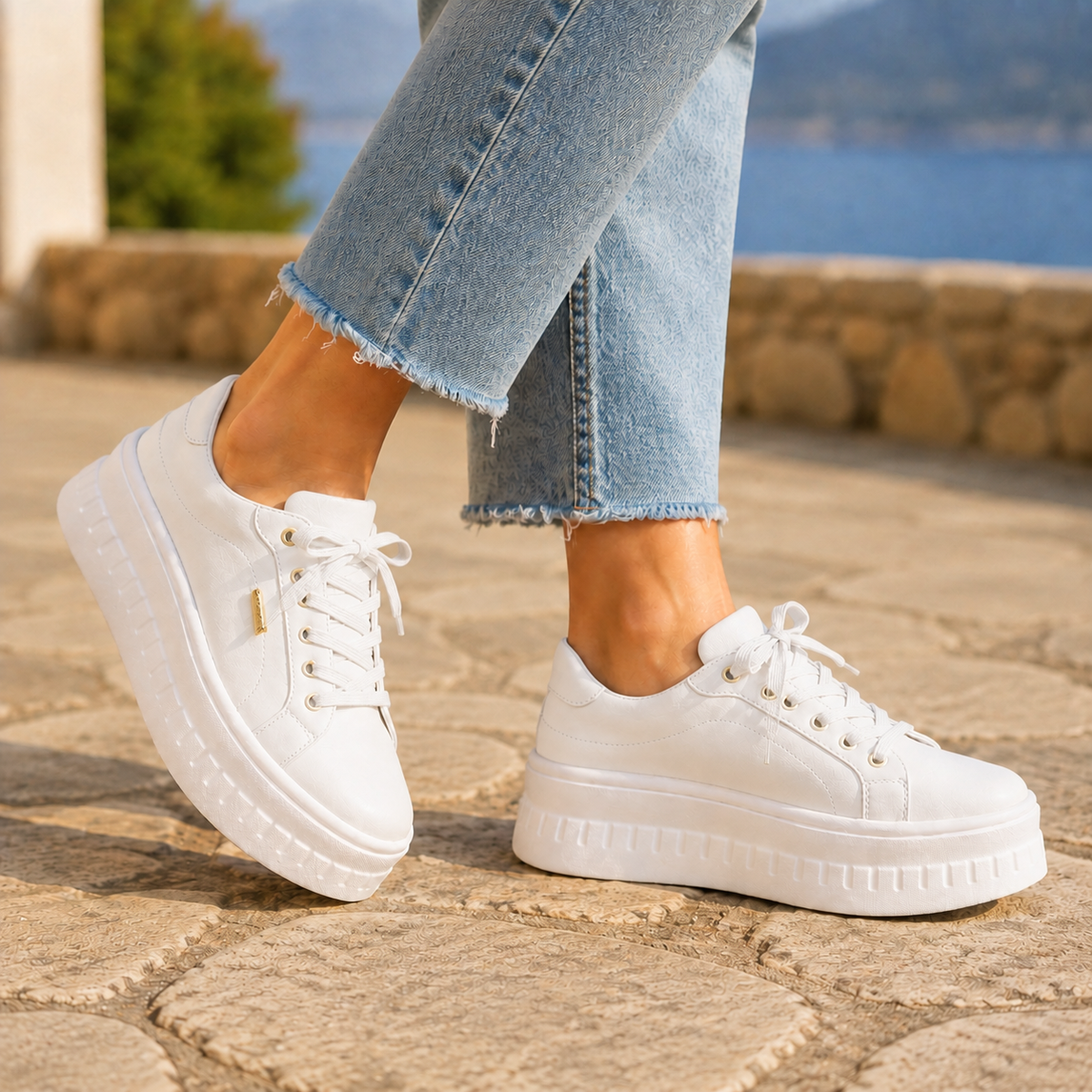 Women’s Orthopedic Platform Sneakers with Platform Soles