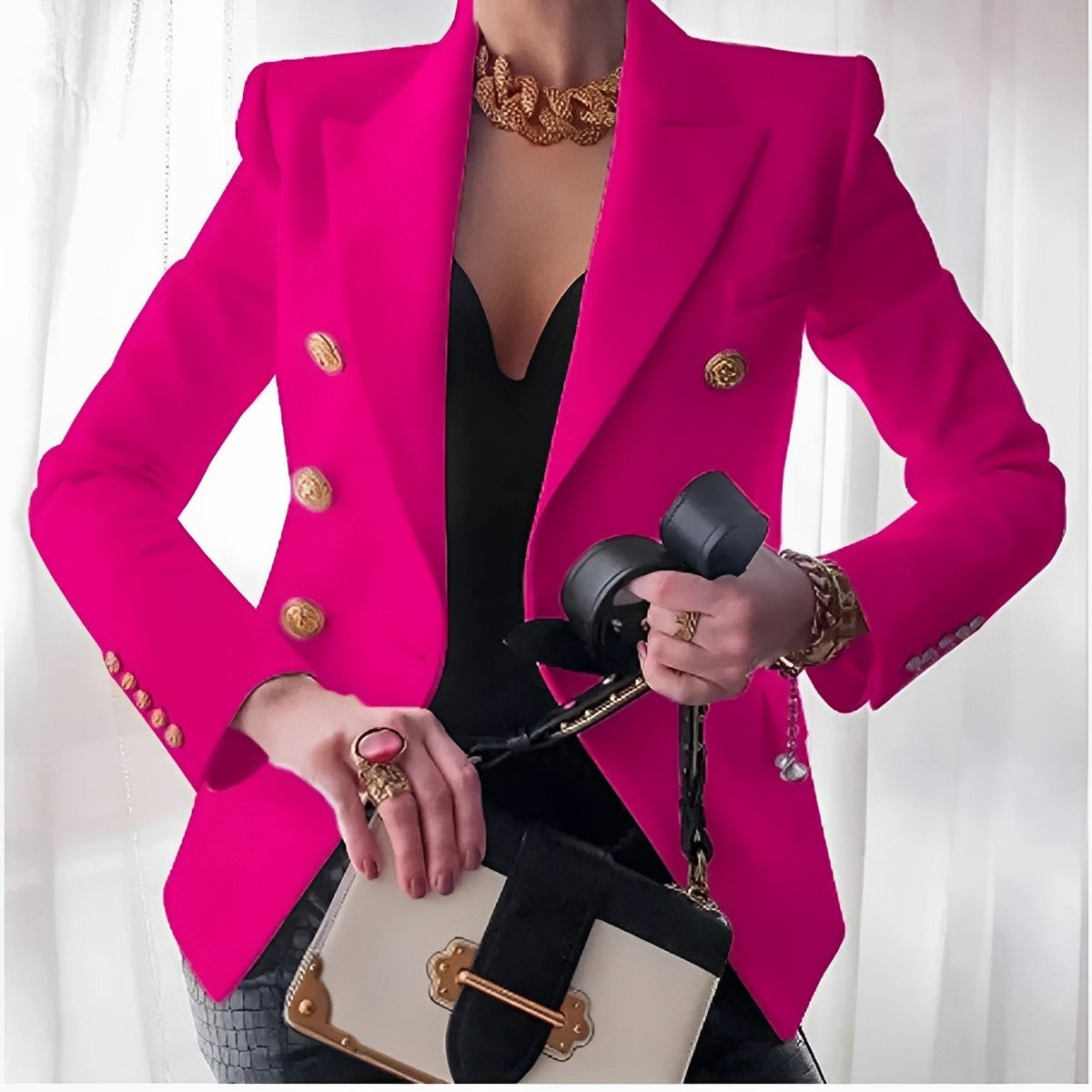 Elegant Tailored Slim Fit Blazer