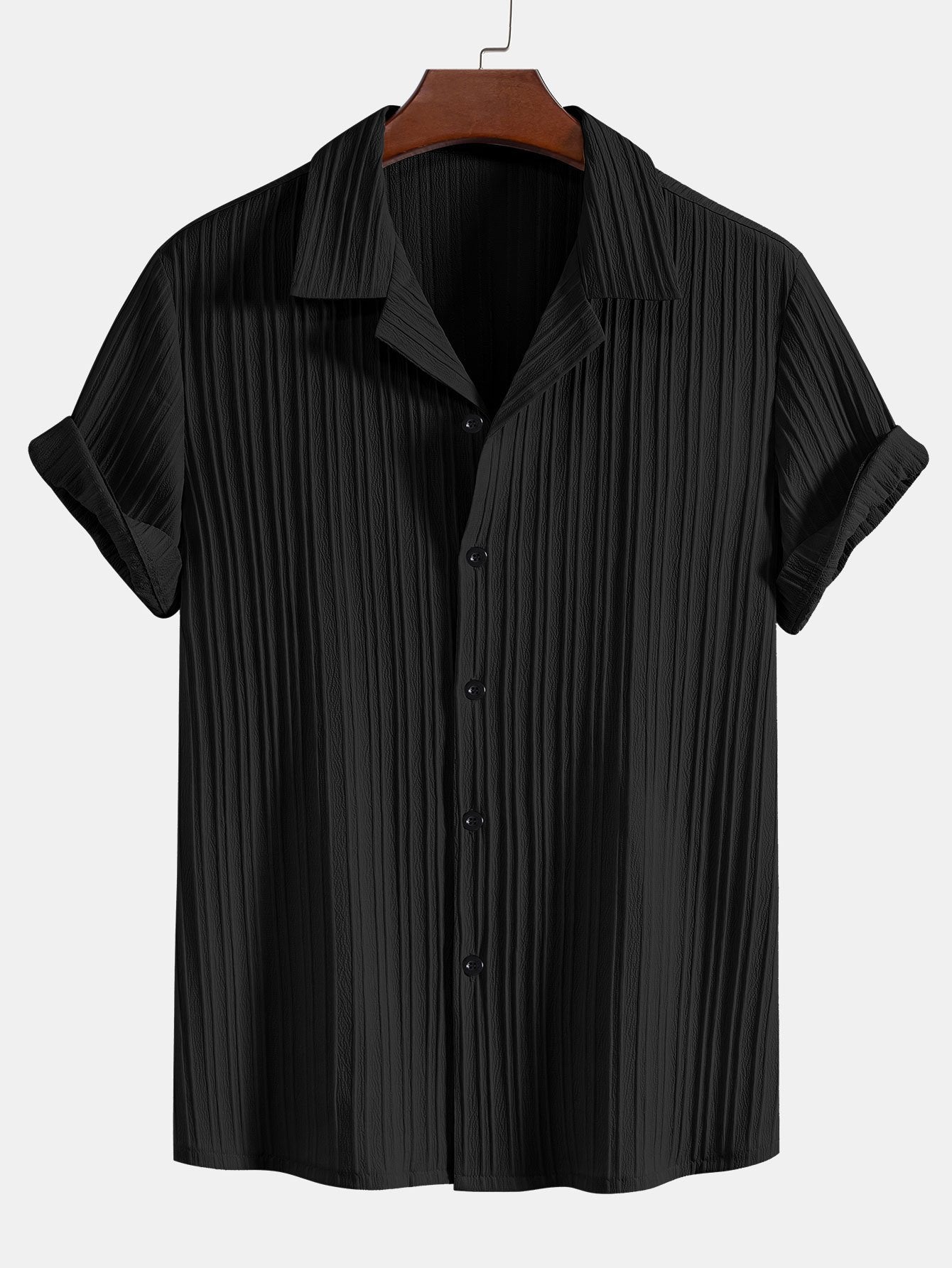 Men’s Casual Short Sleeve Shirt & Shorts Set