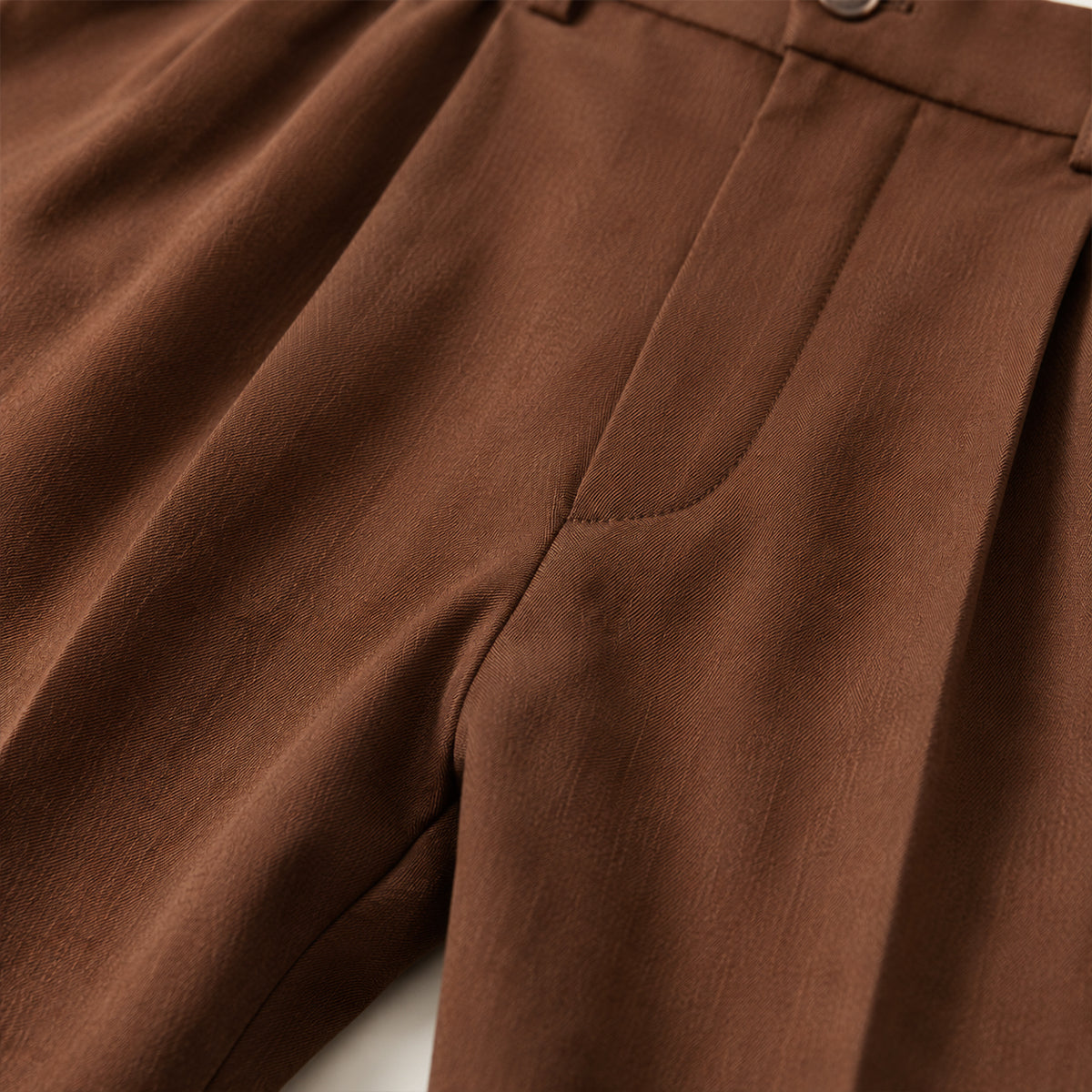Men's Lightweighta Dress Pants with High Waist