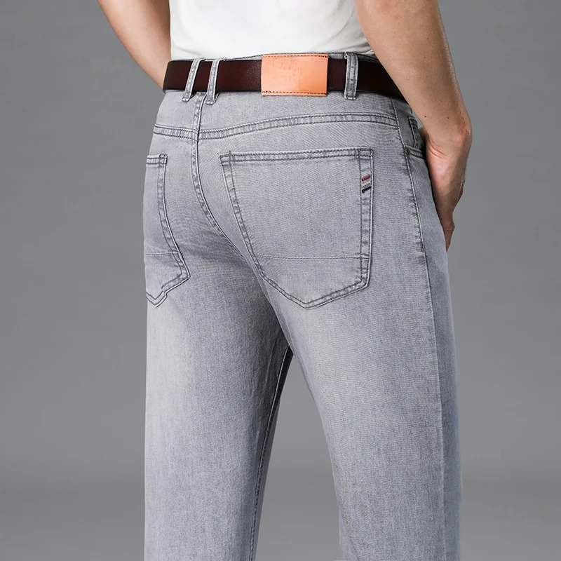 Men's Slim-Fit Jeans in Stretch Dark Denim