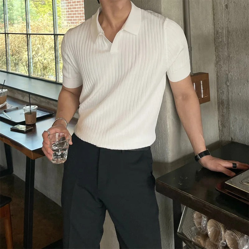 Men’s Old Money Slim Polo T-Shirt