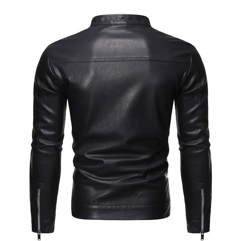 Fall Men's Jacket with High Collar | Smart Casual Outerwear