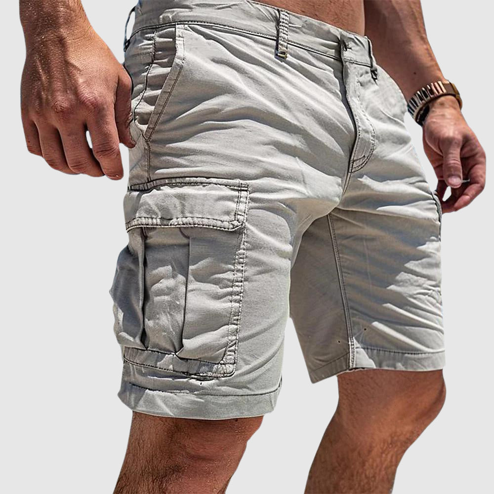 Men’s Cargo Pocket Knee-Length Shorts
