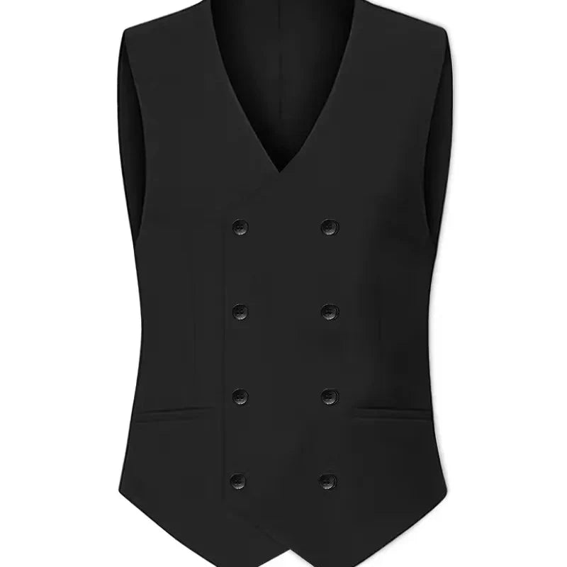 Men's Suit 3-Piece Double-Breasted Vest