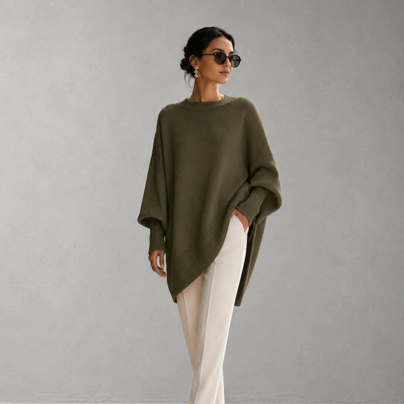 Modern Asymmetric Oversized Sweater