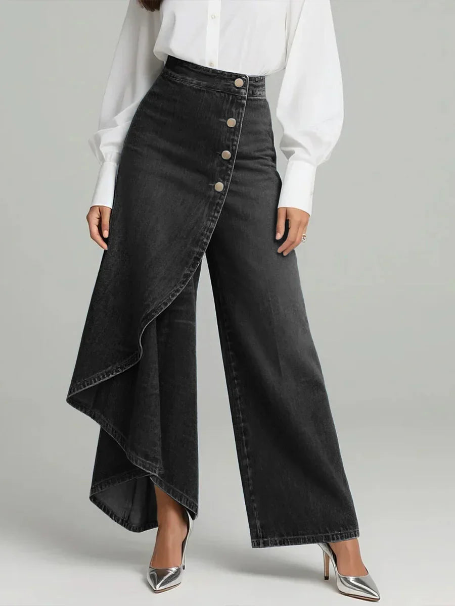 Baggy Jeans Vintage High Waist Wide Leg Denim Pants