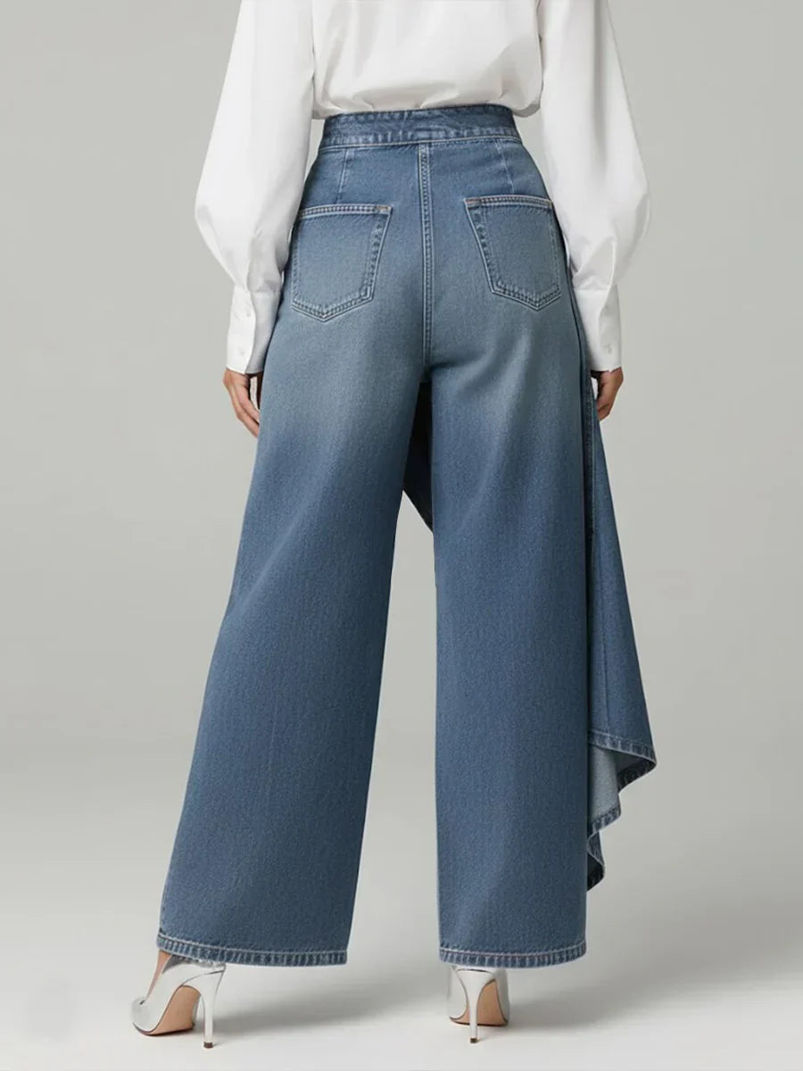 Baggy Jeans Vintage High Waist Wide Leg Denim Pants