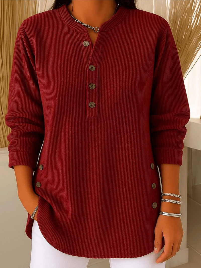 Women's Sweater with Bow Detail, Relaxed Fit